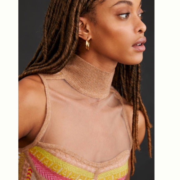 Worn 1x Anthropologie Cashmere Sweater Tank XS Perfect for the Holidays! - Picture 2 of 3